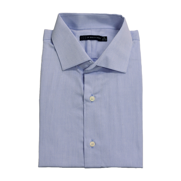 JB Britches Dobby Dress Shirt - Blue/White