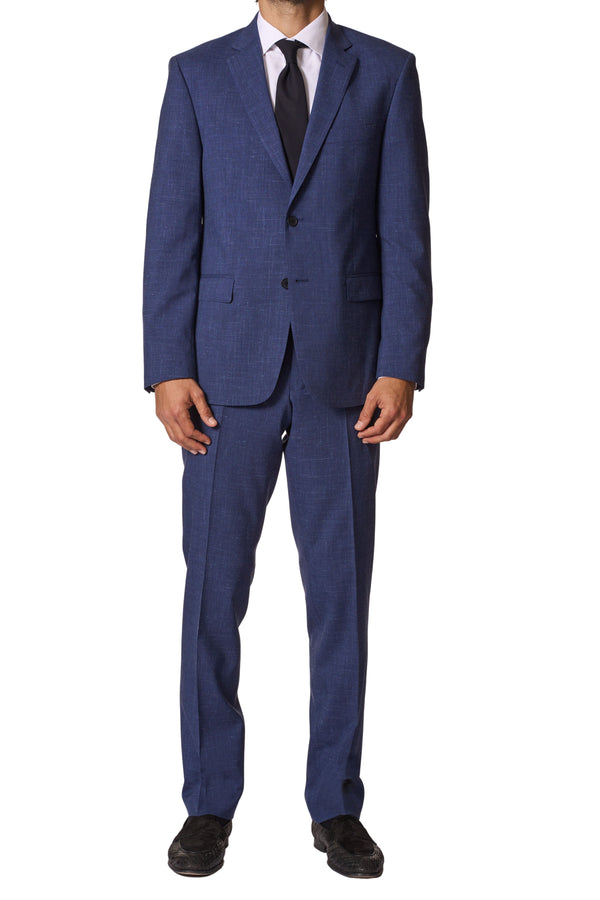 JB Britches Wool-Linen Suit - Blue