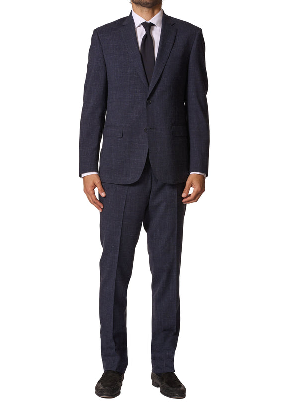 JB Britches Wool-Linen Suit - Navy