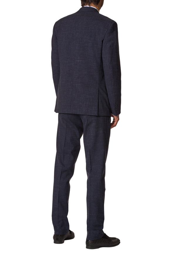 JB Britches Wool-Linen Suit - Navy