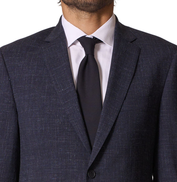 JB Britches Wool-Linen Suit - Navy