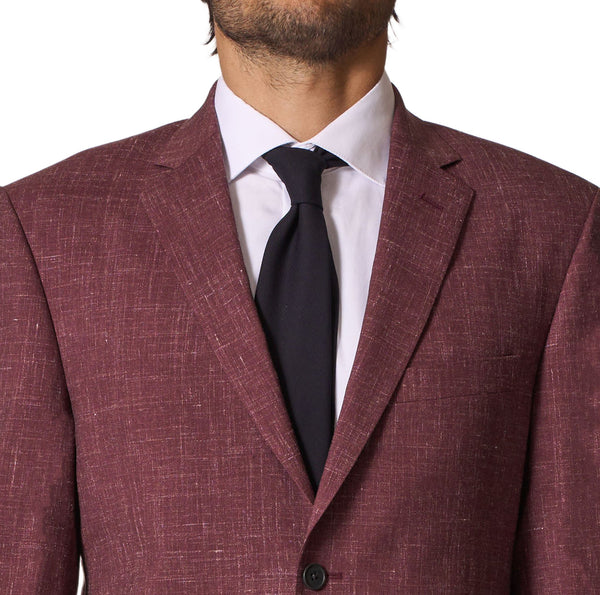 JB Britches Wool-Linen Suit - Plum