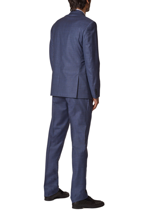 JB Britches Wool Stretch Suit - Blue Wool