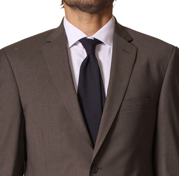 JB Britches Wool Stretch Suit - Dark Taupe