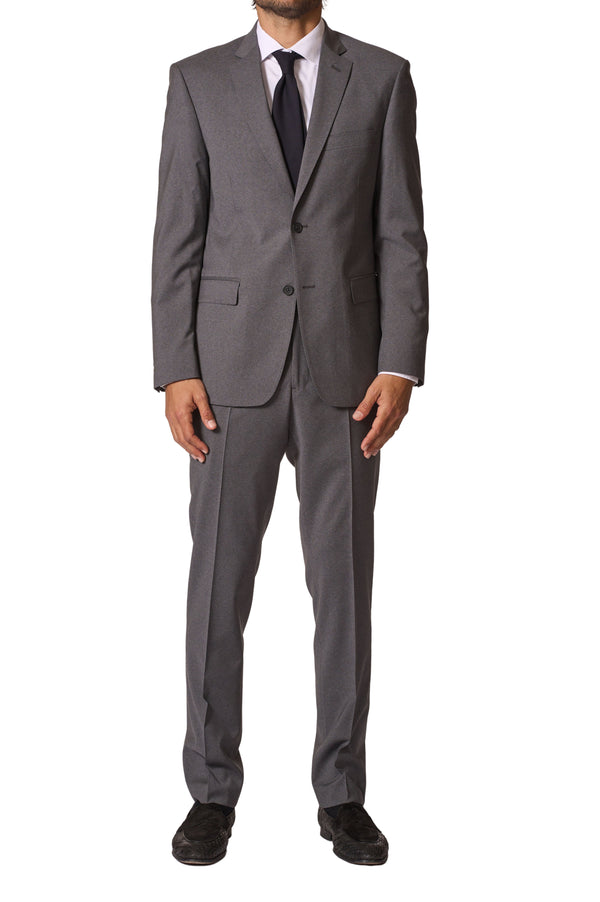 JB Britches Wool Stretch Suit - Mid Grey