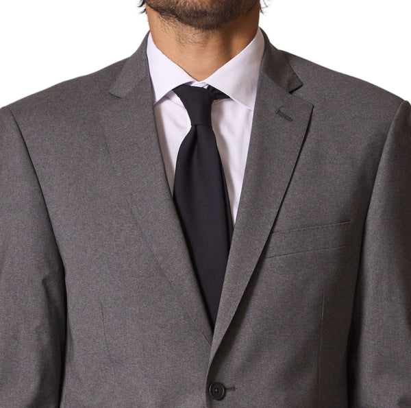 JB Britches Wool Stretch Suit - Mid Grey