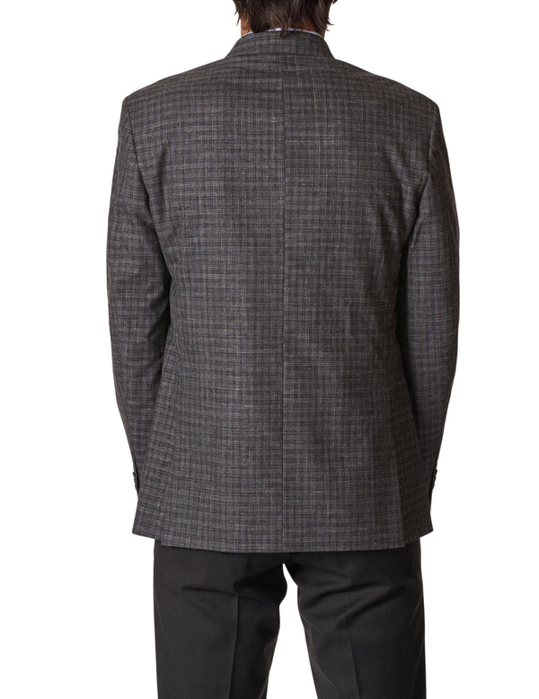 JB Britches Plaid Sport Coat - Charcoal