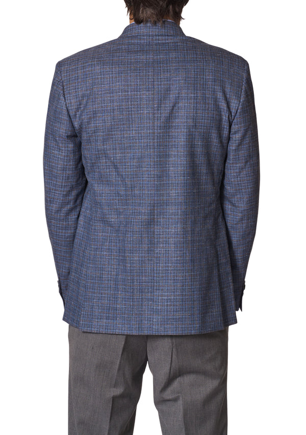 JB Britches Plaid Sport Coat - Blue