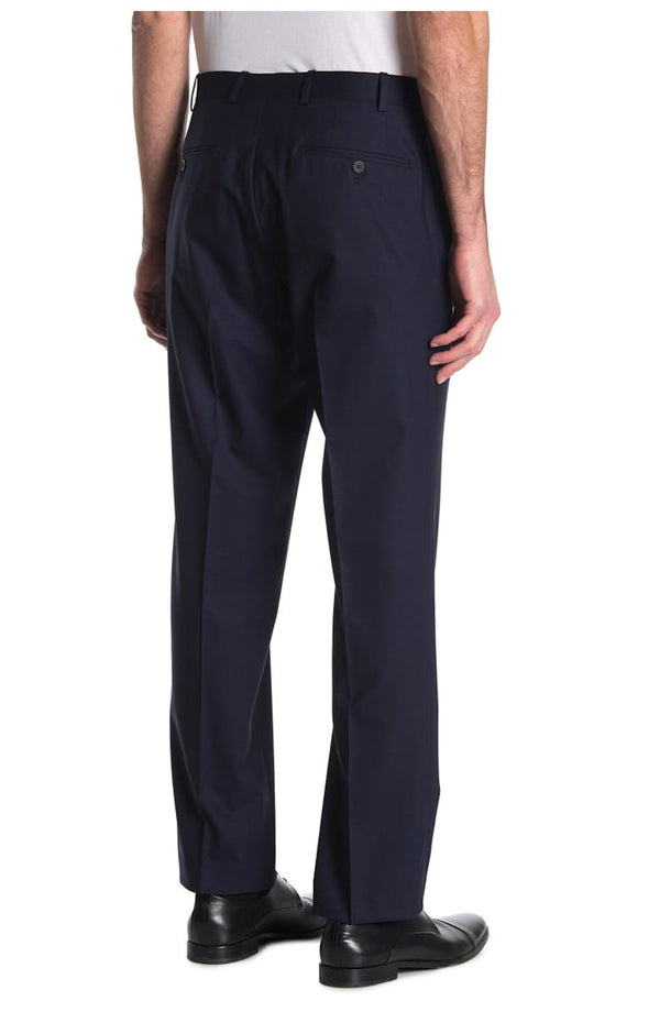 JB Britches Sienna Model Wool Blend Trousers - Navy