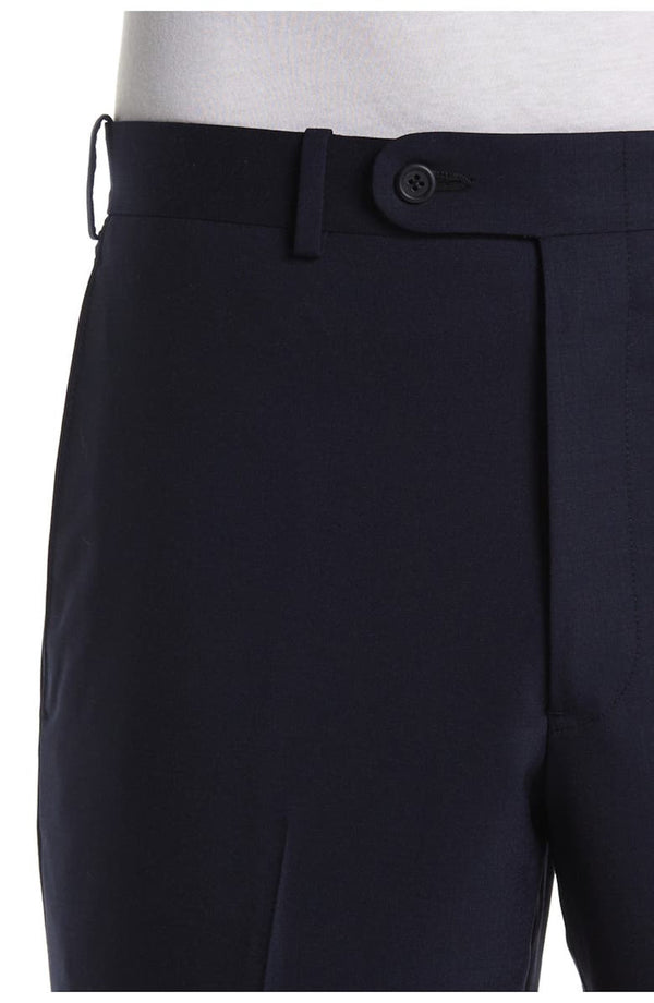 JB Britches Sienna Model Wool Blend Trousers - Navy