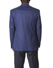 JB0907-02 Blue Check Sport Coat