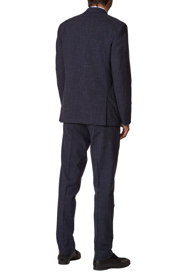 JB1001-01 Navy Wool/Linen Suit