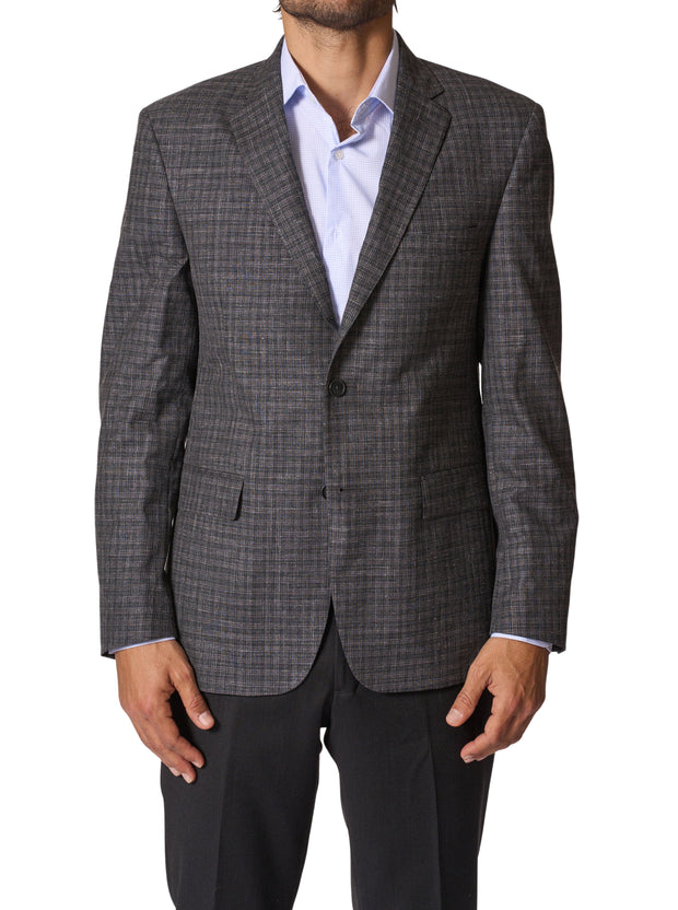 JBBS22611SC Charcoal Plaid Sport Coat