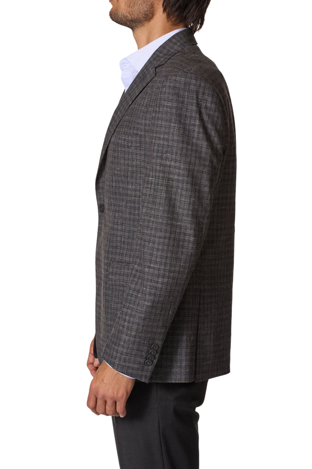 JBBS22611SC Charcoal Plaid Sport Coat