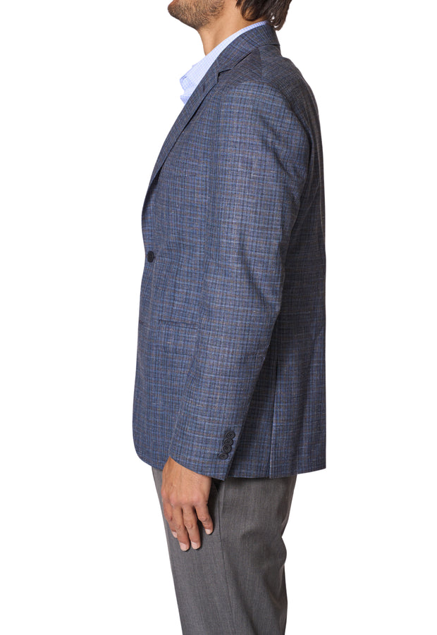 JBBS22612SC Blue Plaid Sport Coat