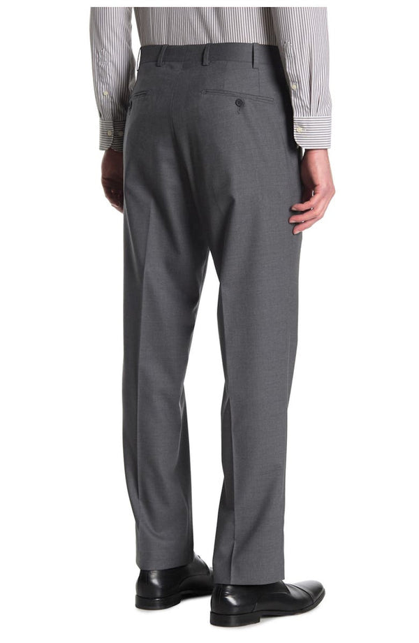 JB Britches Sienna Model Wool Blend Trousers - Grey